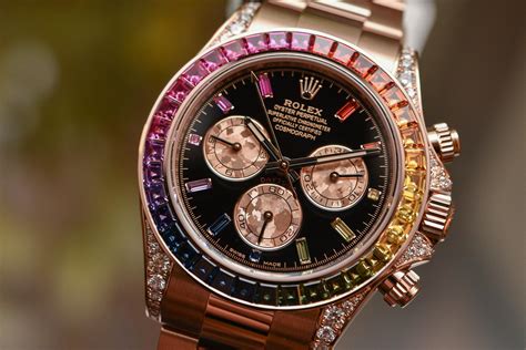 rolex yellow gold rainbow daytona|rolex rainbow 116595rbow price.